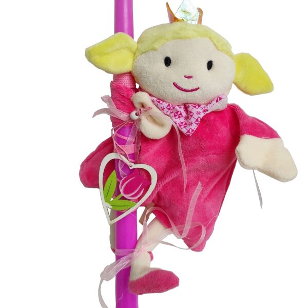 Χειροποίητη λαμπάδα με γαντόκουκλα πριγκίπισσα Egmont Toys