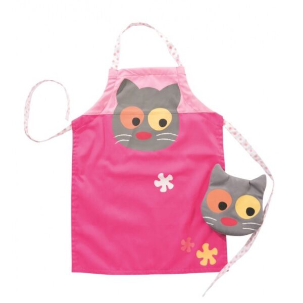 170970, Egmont toys, Ποδιά και Γάντι Λουλούδια και Γάτα