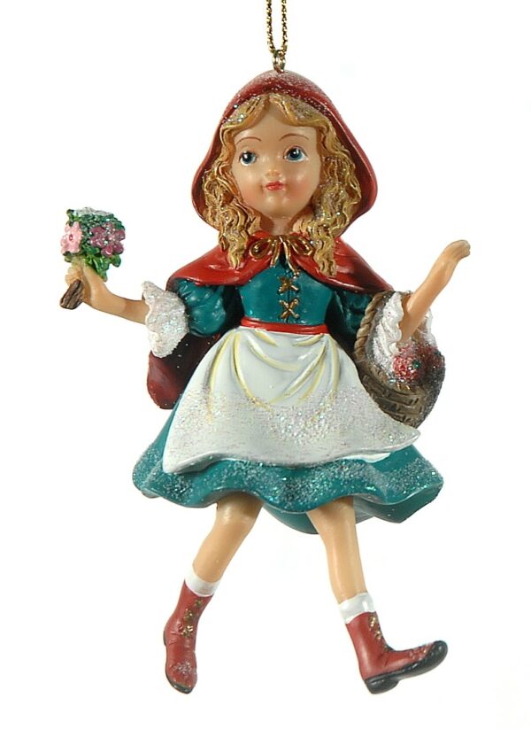 Στολίδι Κοκκινοσκουφίτσα 12cm