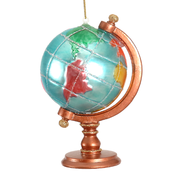 Στολίδι Υδρόγειος σφαίρα 13cm