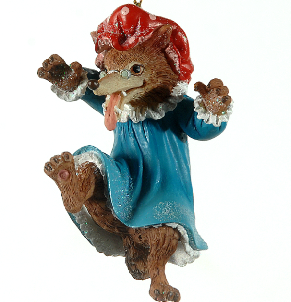 Στολίδι Κακός Λύκος 12cm