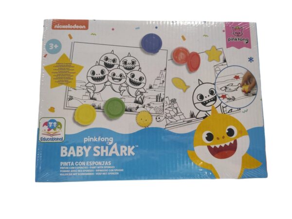 SAC735, SAICA, Δαχτυλομπογιές Baby Shark Deluxe