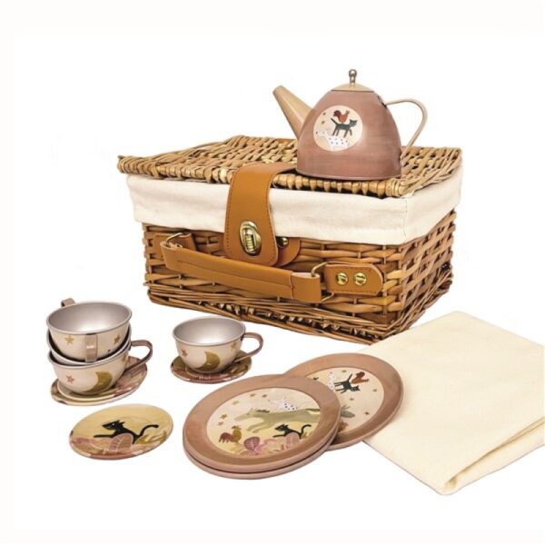 540057, Egmont toys, Bamboo Σετ Τσαγιού , Μουσικοί της Βρέμης, 26x21x12εκ.