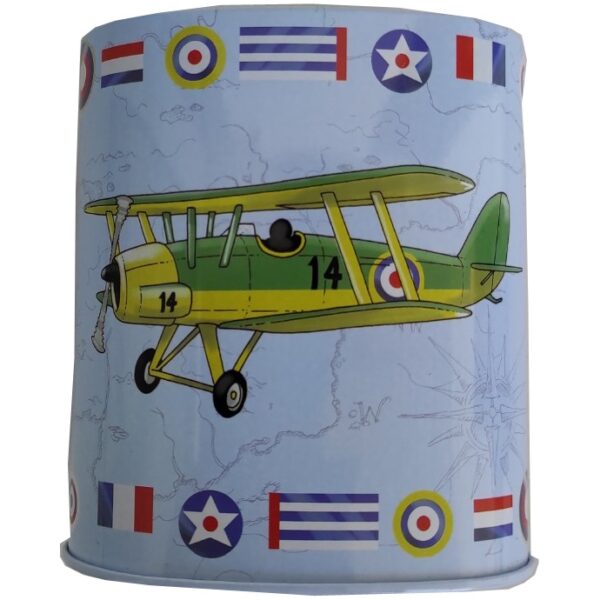 75151, Charl’s Toys, Ρετρό, μεταλλική Μολυβοθήκη, Αεροπλανάκι, 10cm