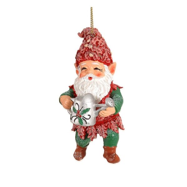 98047a, A&G Jazz, Χριστουγεννιάτικο στολίδι Νάνος με ποτιστήρι, 11εκ
