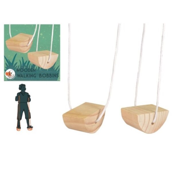 600013, Egmont toys, Wooden Walking Bobbins, 14x14x8cm
