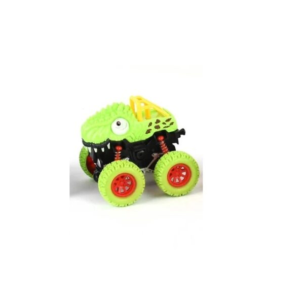 61315c, Den Goda Fen, Δεινόσαυρος Stunt car, Πράσινο , 9cm