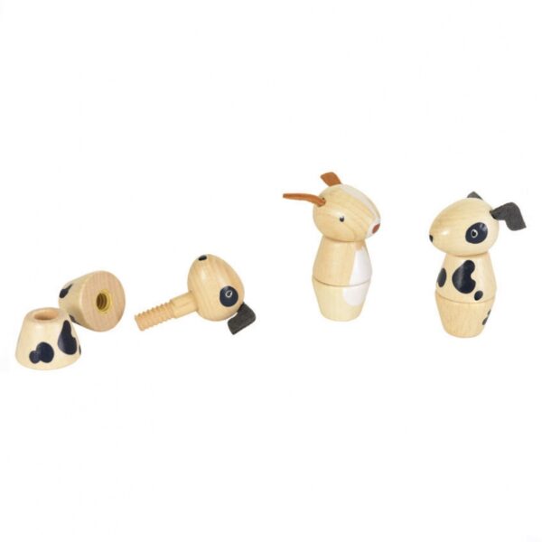 511144, Egmont Toys, Συναμολόγηση, ξύλινα σκυλάκια(8 τμχ)