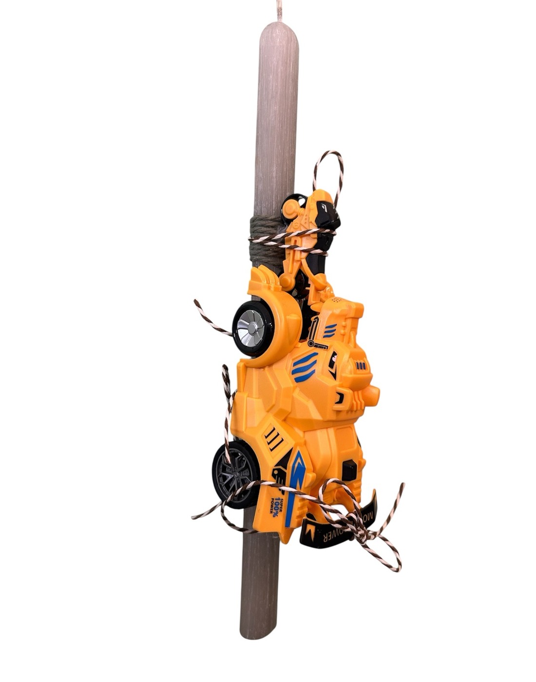 Παιδική-Πασχαλινή-Λαμπάδα-Αγόρι-με-Ρομπότ-Μετασχηματιζόμενο-Κίτρινο_1100x1400